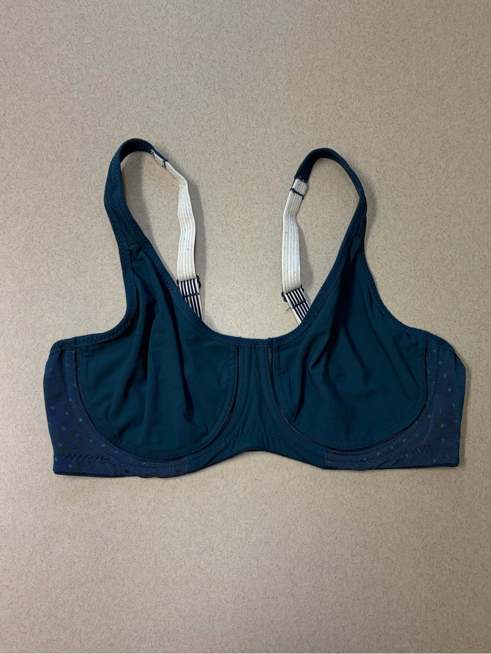lululemon athletica Dark Teal Underwire mesh Sports Bra